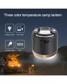 M1 Multifunctional LED Rechargeable Camping Light 7200mAh Li-Polymer Battery Bank 660 Lumens (White)