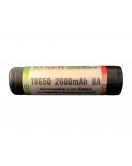 Epoch 18650 2600mAh 8A - Protected Button Top Rechargeable Battery