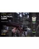 Armytek Dobermann Pro Magnet USB Tactical Flashlight with Battery 1500 Lumens